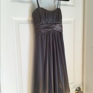 Dress new size small color pewter